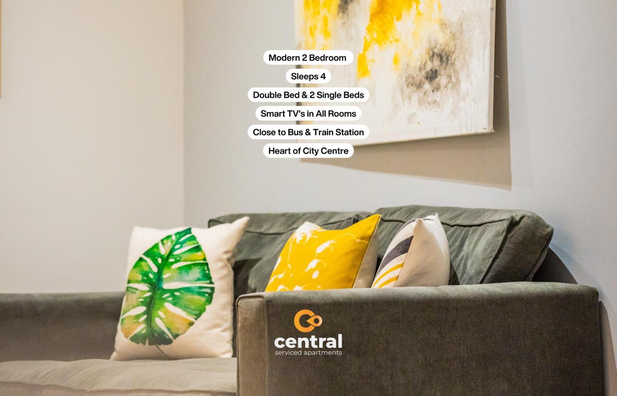 Central Serviced Apartments - 2 Bedroom - Walk Away From City Centre & Universities - Sleeps 4 - 1 X Double 2 X Single - Smart Tvs In All Rooms - Short Term Stays Welcome - Walk Away From Train & Bus Station - Preferred Location For Short Stay In Dun 邓迪 外观 照片